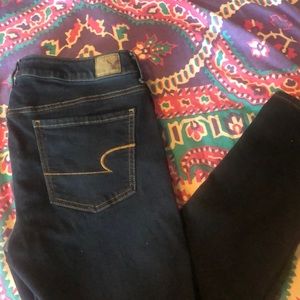 American Eagle dark jeans